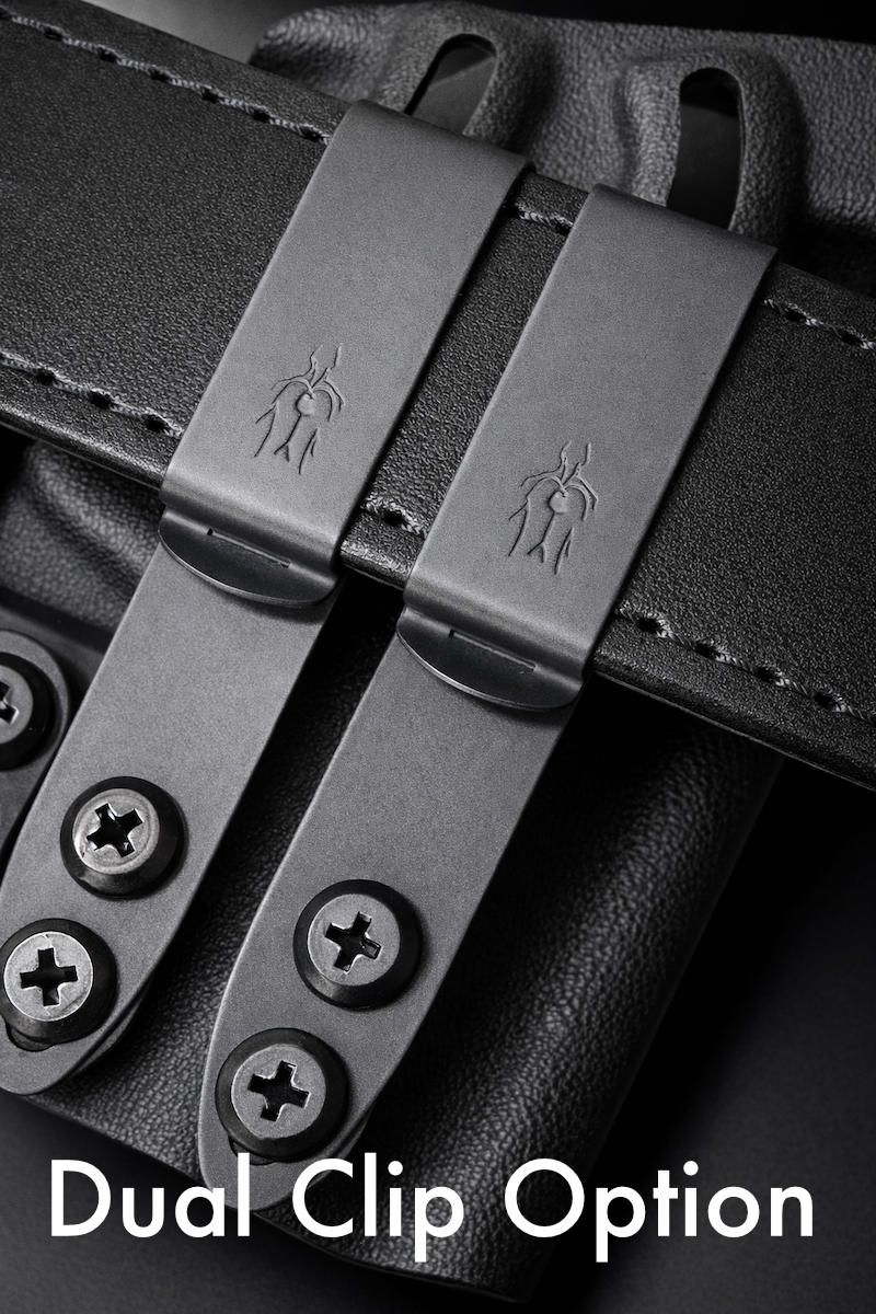 Dual belt clip design
